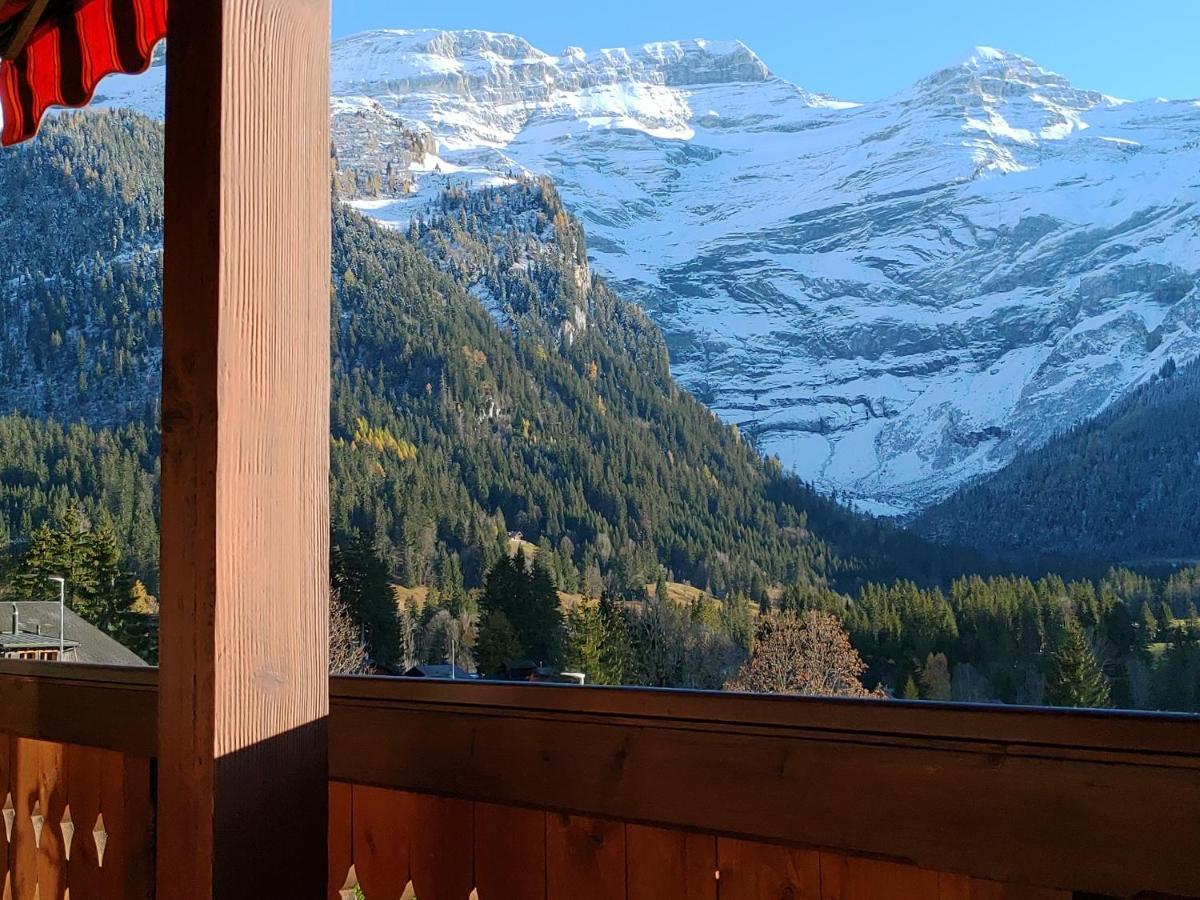Studio Avec Vue Splendide Sur Les Diablerets Luaran gambar