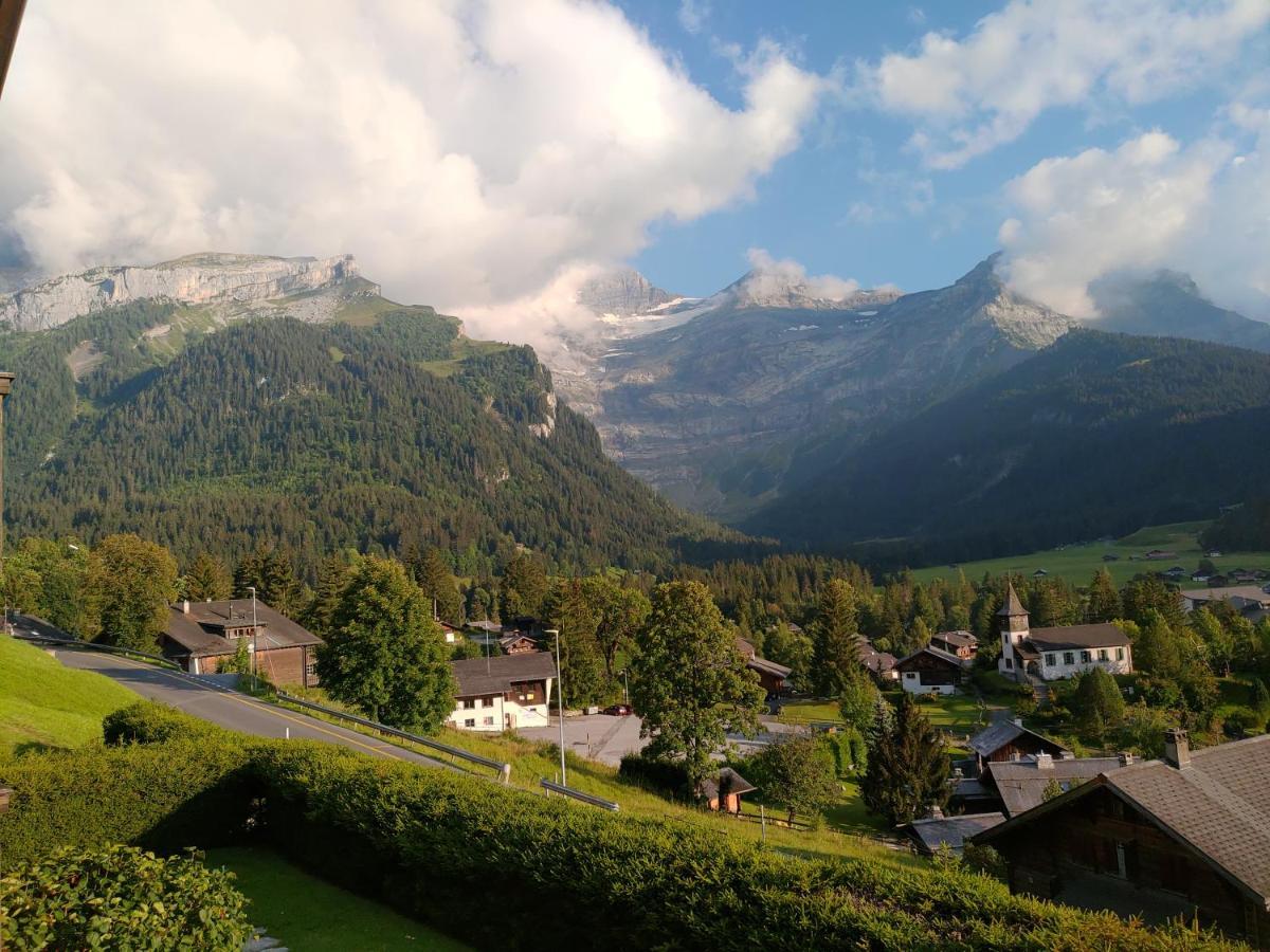 Studio Avec Vue Splendide Sur Les Diablerets Luaran gambar